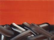 Rote Serie 2, Ohne Titel , 2003, Gouache auf Papier, 36x48