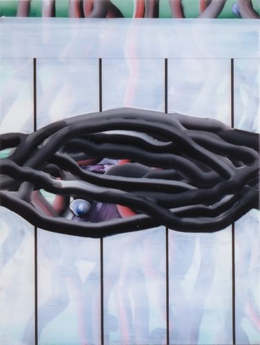 Vision 3, 2004, Acryl auf Leinwand, 80x60 cm